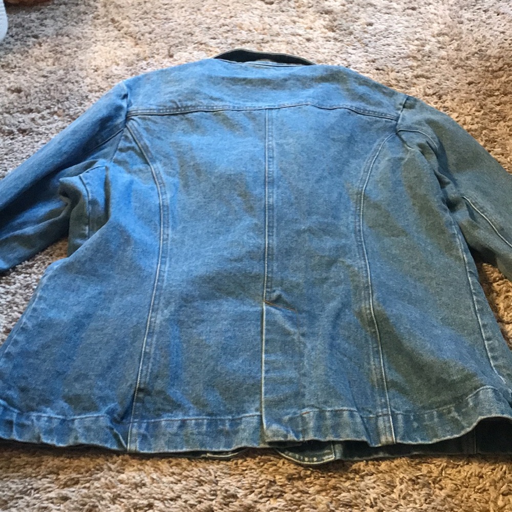 FU DA jean jacket size large - Picture 5 of 6